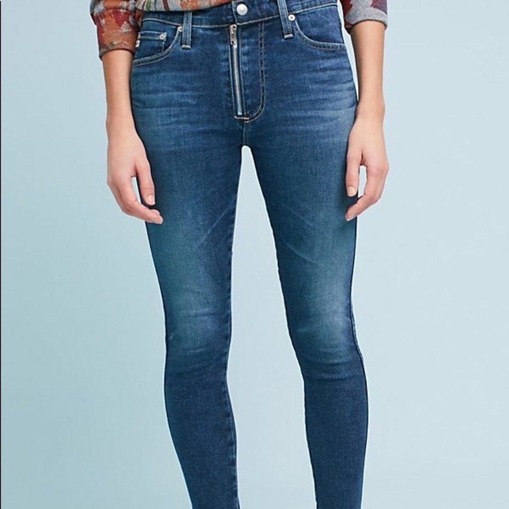 AG Adriana Goldschmied Farrah Ankle Zip‎ Front